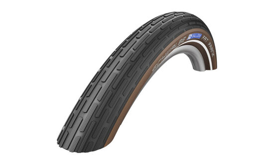  Шина 28" Schwalbe Fat Frank HS 375 Active Wired 50-622 Black/Coffee-Reflax 11101227