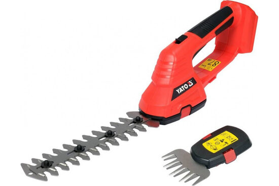 Триммер для живой изгороди и травы Yato YT-828356 18 В (без аккумулятора и зарядного устройства) 5906083091278