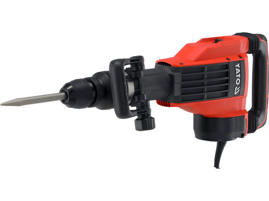 Yato Demolīcijas āmurs YT-82003, 1700 W, 40 J, 800-1700 min⁻¹, 4 m strāvas kabelis, IPX0, 11.8 kg, komplektā kaltu komplekts 5906083115622