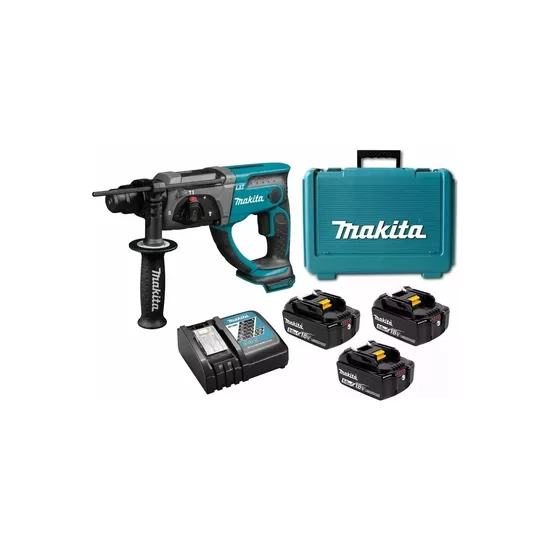 МАКИТА перфоратор 18В 3х5,0Ач 1,9Дж DHR202RTE3+ACC (D-74136) 088381838924