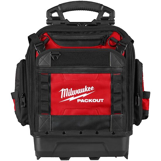 Структурированный рюкзак Milwaukee PACKOUT 4932498633, 630x430x230 мм, 23 кг, 42 кармана, водонепроницаемое дно, эргономичный дизайн.