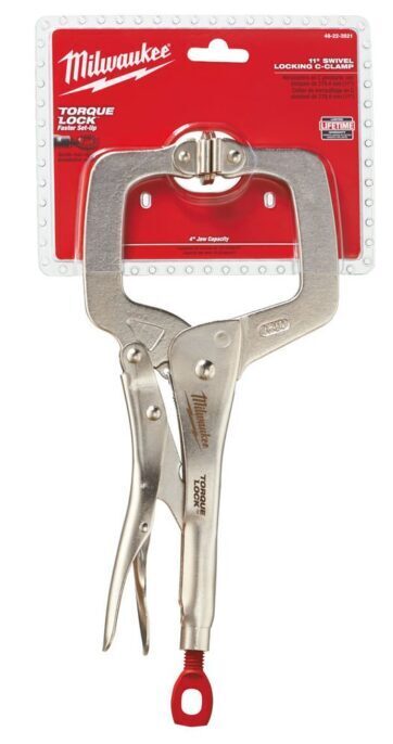 MILWAUKEE C TORQUE LOCK LOCKING PLIERS WITH SWIVEL BITS 280 MM 4932471727