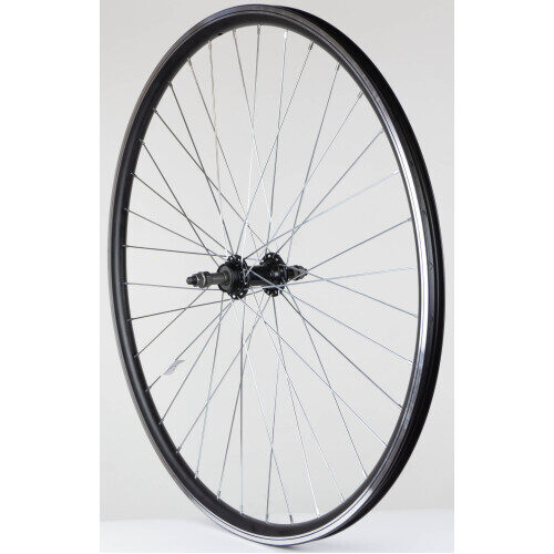 Заднее колесо 28" alloy freewheel hub, DoubleWall black rim 30mm RWHL133