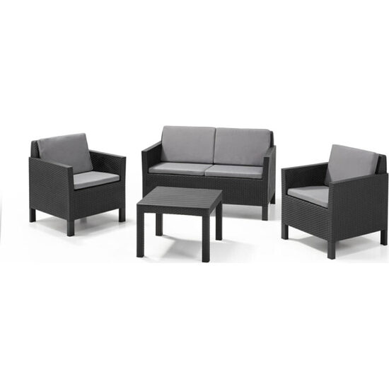 КОМПЛЕКТ САДОВОЙ МЕБЕЛИ KETER 3+1 CHICAGO ГРАФИТ 226523