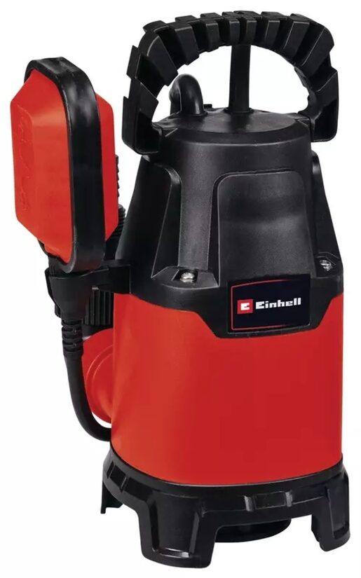 Водяной насос EINHELL для твердых частиц, 330 Вт, 9500 л/ч, высота подъема 6 м, артикул 4181530.
