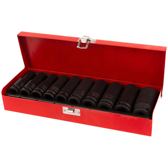 ROCKFORCE Triecienmuciņu komplekts 10gab., 1/2", 10-24mm; RF-4107-5MPB 5905101345515