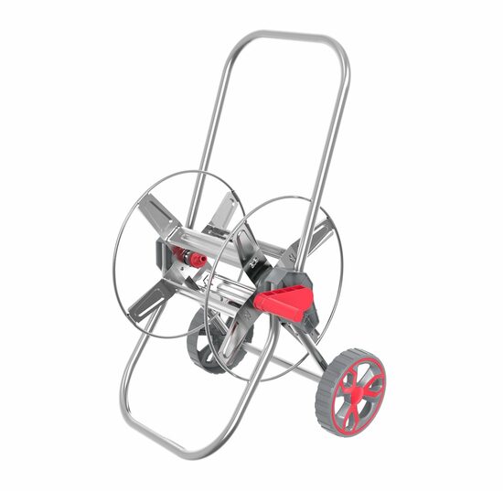 Металлическая тележка для садового шланга AWTOOLS 60 м1/2 AW61420 5903678607326