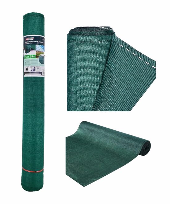 AWTOOLS защитная сетка 180г 1.2*10м ЗЕЛЕНАЯ УФ 90% AW67266 5903678608088