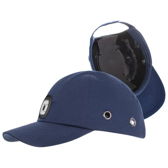 Легкий защитный шлем PROCERA BUMPCAP LED GRANAT