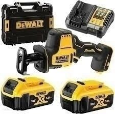 Аккумуляторная сабельная пила DEWALT 18 В, DCS369P2, 2x5 Ач, TSTAK, DCS369P2-QW