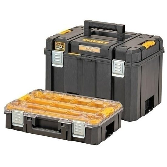 DEWALT Instrumentu kastes komplekts TSTAK 2in1 IP54 DWST83520-1