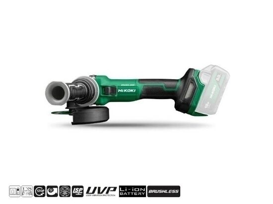 Угловая шлифовальная машина HIKOKI 125 мм 18 В G1813DEW2Z BL HITSYSTEM 4966376407293