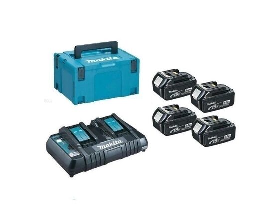 Зарядный комплект 18В 5,0Ач 4x BL1850 197626-8 MAKITA 088381463164