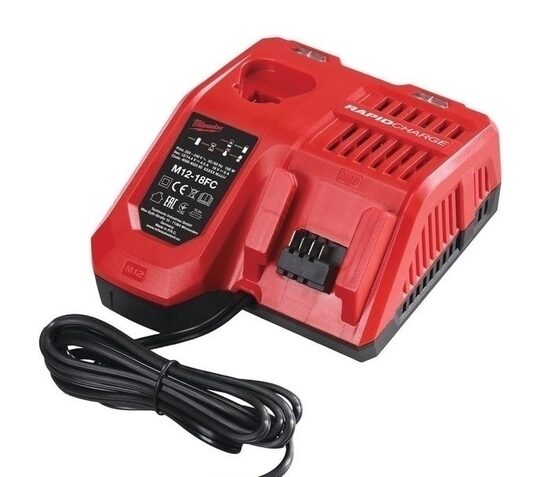 ЗАРЯДНОЕ УСТРОЙСТВО MILWAUKEE M12-18FC БЫСТРАЯ ЗАРЯДКА 4932451079 4002395810581
