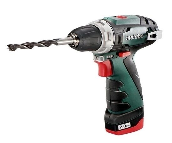 METABO POWERMAXX BS BASIC Дрель-шуруповерт 34/17 Нм 2x2.0 Ач СУМКА + АККУМУЛЯТОР 12 В 2.0 4007430243270
