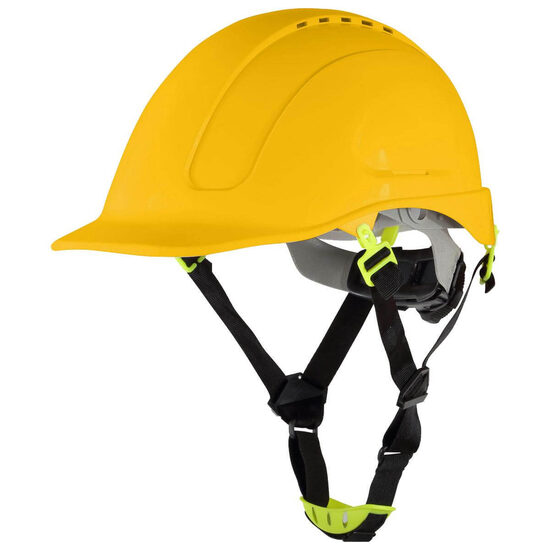 Жёлтый промышленный защитный шлем MORION HEŁM ŻÓŁTY