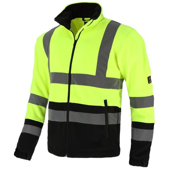 Мужской флисовый джемпер VISION 300 г, желтый, размер L, POLAR MĘSKI  VISION 300 G YELLOW L 5908274520468