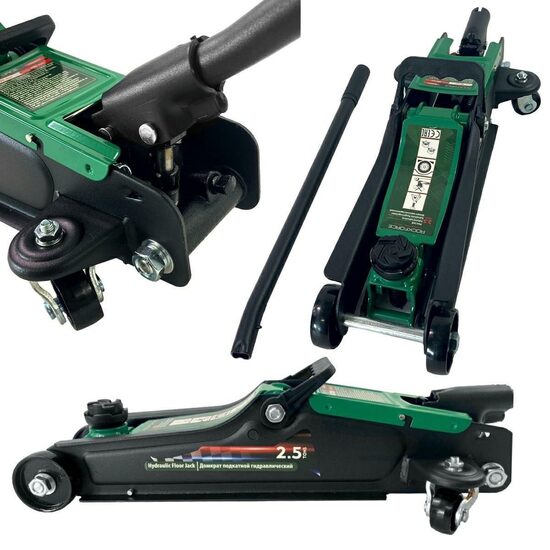 Гидравлический домкрат ROCKFORCE 2.5T 90-400мм RF-T830031 5905101376946