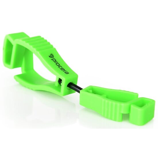 Зажим для перчаток X-образный зажим зеленый X-CLIP G
