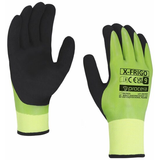 Утепленные перчатки, двойное покрытие из латексной пены и гладкого латекса, X-FRIGO, размер 10 X-FRIGO 10 5902767619264