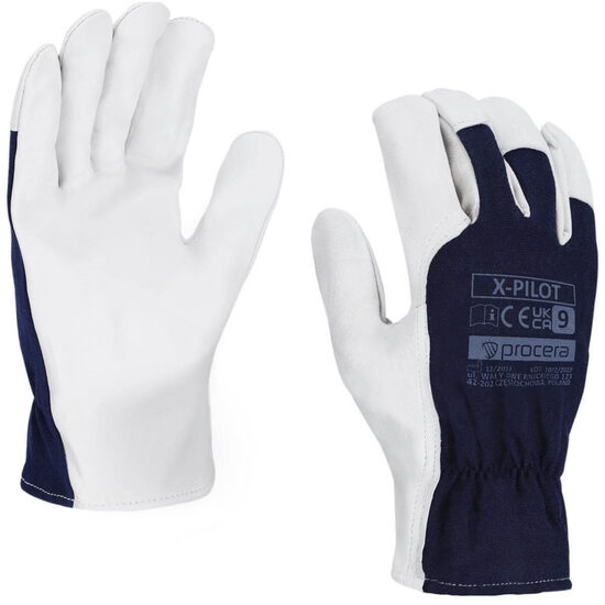 Рабочие перчатки X-PILOT 9 из козьей кожи с усилением 9 разм. 5908274509005