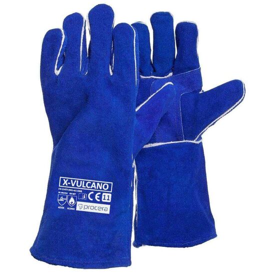 Сварочные перчатки X-VULCANO 11 из кожи, размер 11 5902767612241