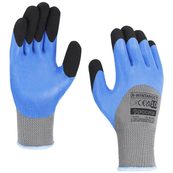 Утепленные рабочие перчатки с латексным покрытием, размер 10 X-WINTARGET 10 5908274510193