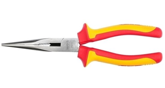 Плоскогубцы электрика YATO с заостренными концами 200 мм VDE 1000 В YT-21155 5906083211553