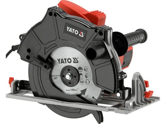 Ручная дисковая/настольная пила YATO 210 мм, YT-82155, 2000 Вт, 5700 об/мин, глубина реза 67 мм 5906083107368