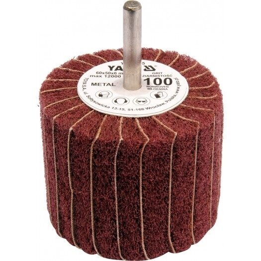 YATO Cilindriskais Slīpdisks Ar Uzgali 60X50X6 P60 YT-83394 5906083833946