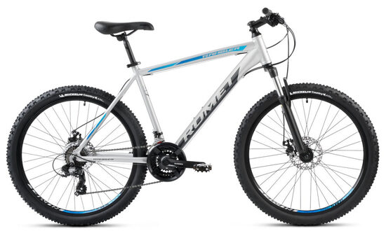 Велосипед Romet Rambler R6.2 2025 silver-blue 26170117FA