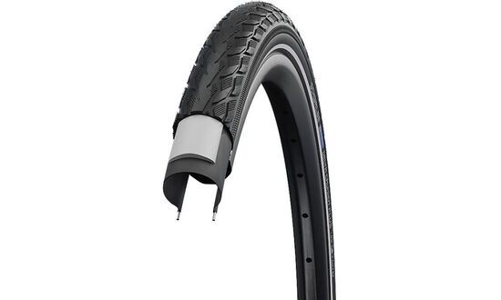 Шина 26" Schwalbe Delta Cruiser Plus HS 431 Active Wired 47-559 / 26x1.75 Reflex 11101073.01