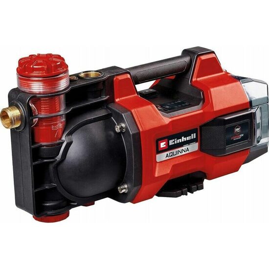 Садовый акумуляторны насос EINHELL AQUINNA 36/38 F LED 36Volt (2x18V) без батареи и зарядного устройства 4180410