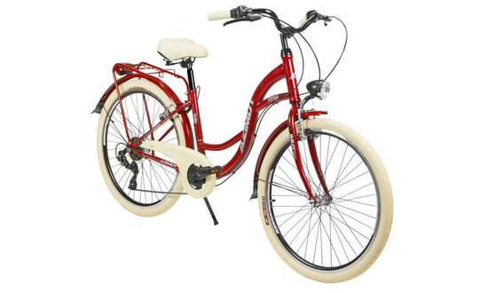 Велосипед AZIMUT Vintage TX-7 26" 2025 burgund-cream shiny AZI23010