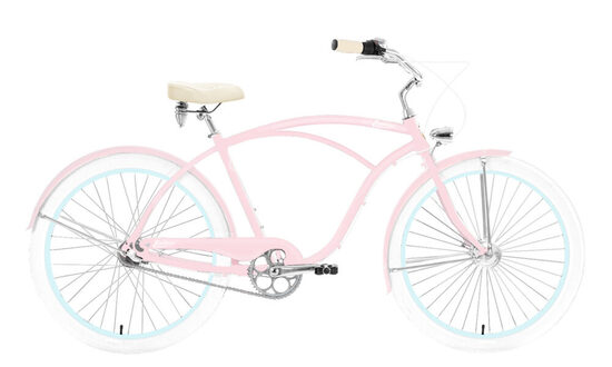  Велосипед Embassy Baby Powder ALU 26" 3-speed 2024 pastel pink EMB24016