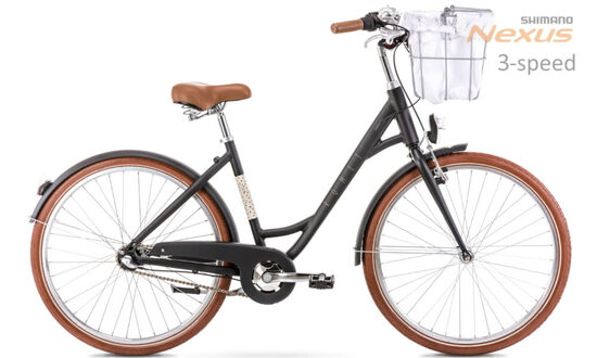 Велосипед Romet Pop Art Eco 28" Alu 2022 black 2228551