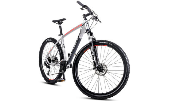 Велосипед Romet Rambler R7.4 2025 silver-red-graphite 27200255OA