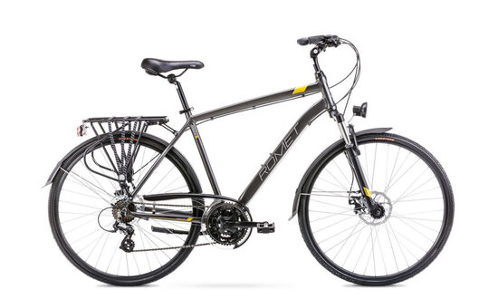 Romet Wagant 2 28" 2022. gada grafīta-zelta velosipēds 2228440