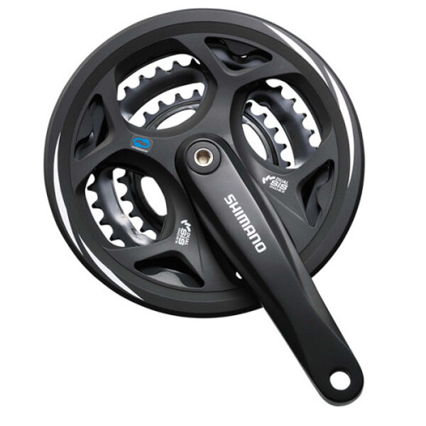 Блок передних звезд Shimano ALTUS FC-M311-48T 170MM 7/8-speed black-48X38X28T EFCM311C888CL