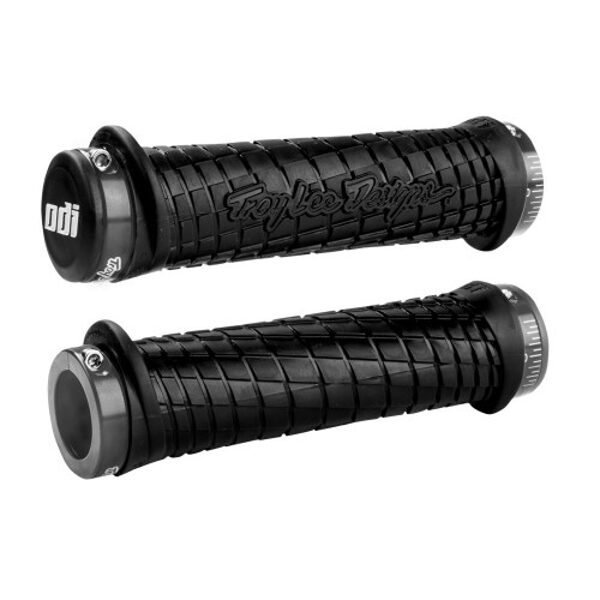 Ручки руля ODI Troy Lee Designs Signature MTB Lock-On Black/Grey GRIP111