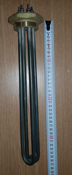 Блок ТЭН электронагревательный элемент для воды 6000W 220V Dm Ø 1 1/2"