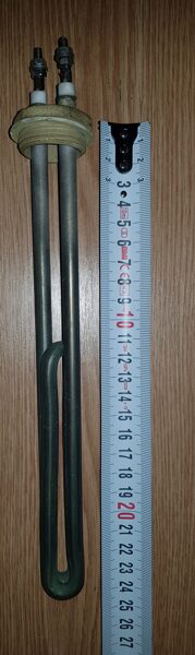 Блок ТЭН электронагревательный элемент для воды 2500W 220V Dm Ø 1"