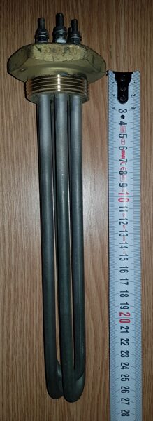 Блок ТЭН электронагревательный элемент для воды 4500W 220V Dm Ø 1 1/2"