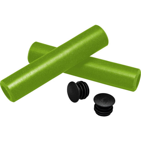 Ручки руля Merida Team CC green 130x32mm GRIP385