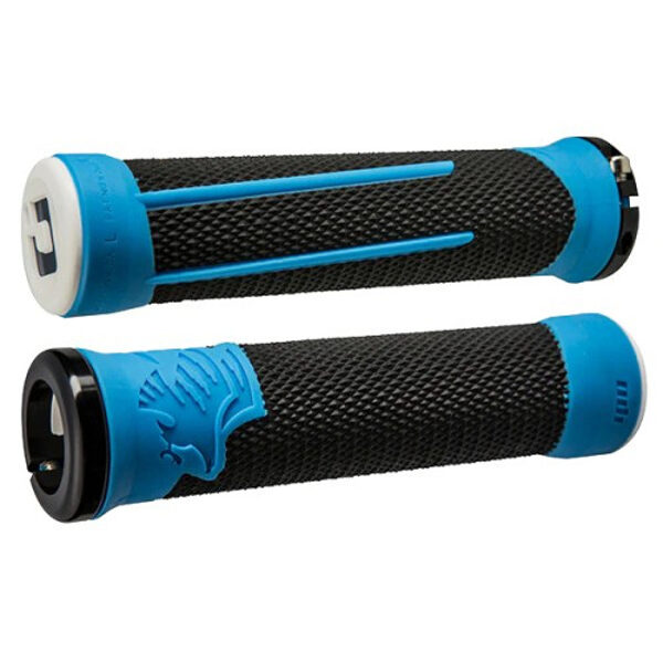 Ручки руля ODI AG-2 Signature V2.1 Lock-On Black/Blue GRIP393