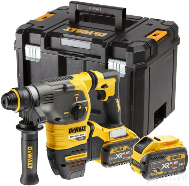 Аккумуляторный перфоратор Dewalt DCH333X2-QW 2x9 Ач 54 В