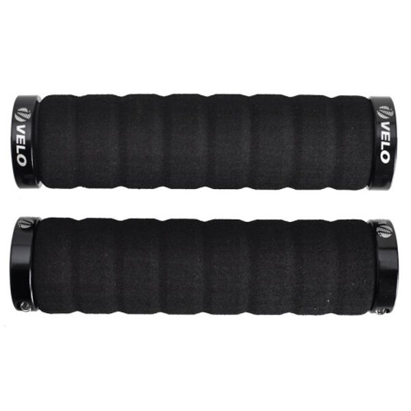 Ручки руля Velo ProX VLG-847AD3 129mm Foam Lock-on black GRIP97