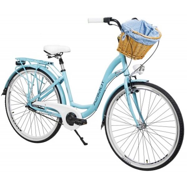 Велосипед AZIMUT Sarema ALU 28" 3-speed 2023 turquoise matt AZI23052