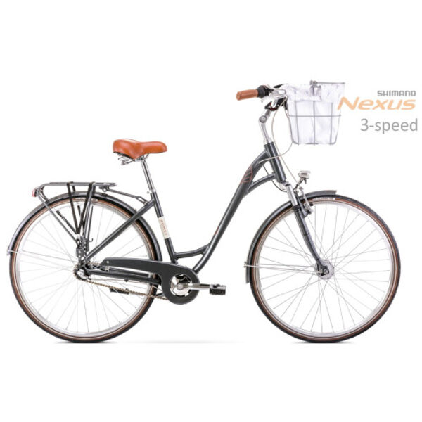 Велосипед Romet Art Deco Classic 28" Alu 2022 grey-20" / L 2228546