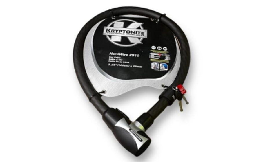 Мотоциклетный замок Kryptonite HardWire 2085 2,75 дюйма (85 см) x 20 мм